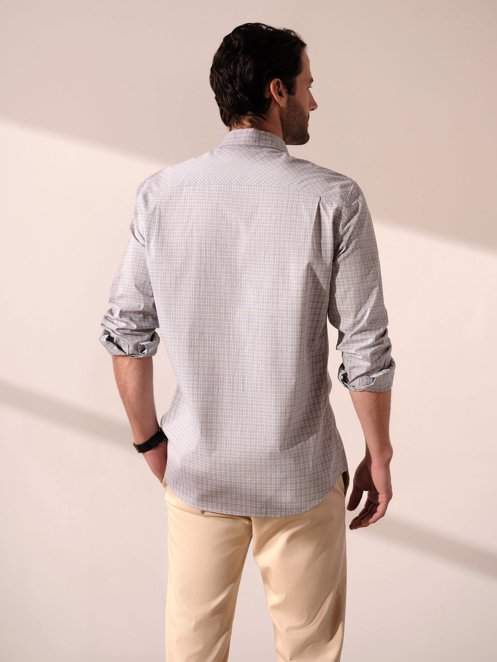 Chemise boutonnée à manches longues pour tous les jours
