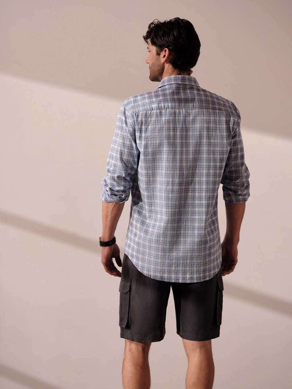 Chemise boutonnée à manches longues pour tous les jours