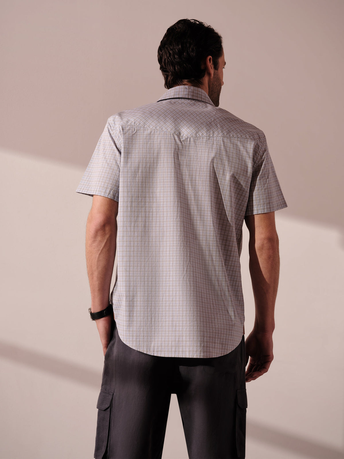 Chemise à manches courtes et double poche
