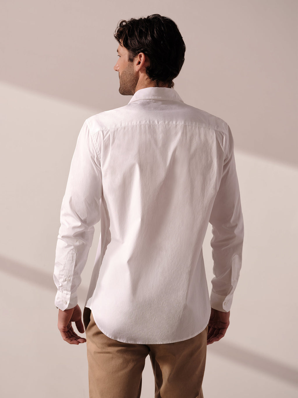 Chemise boutonnée à manches longues pour tous les jours