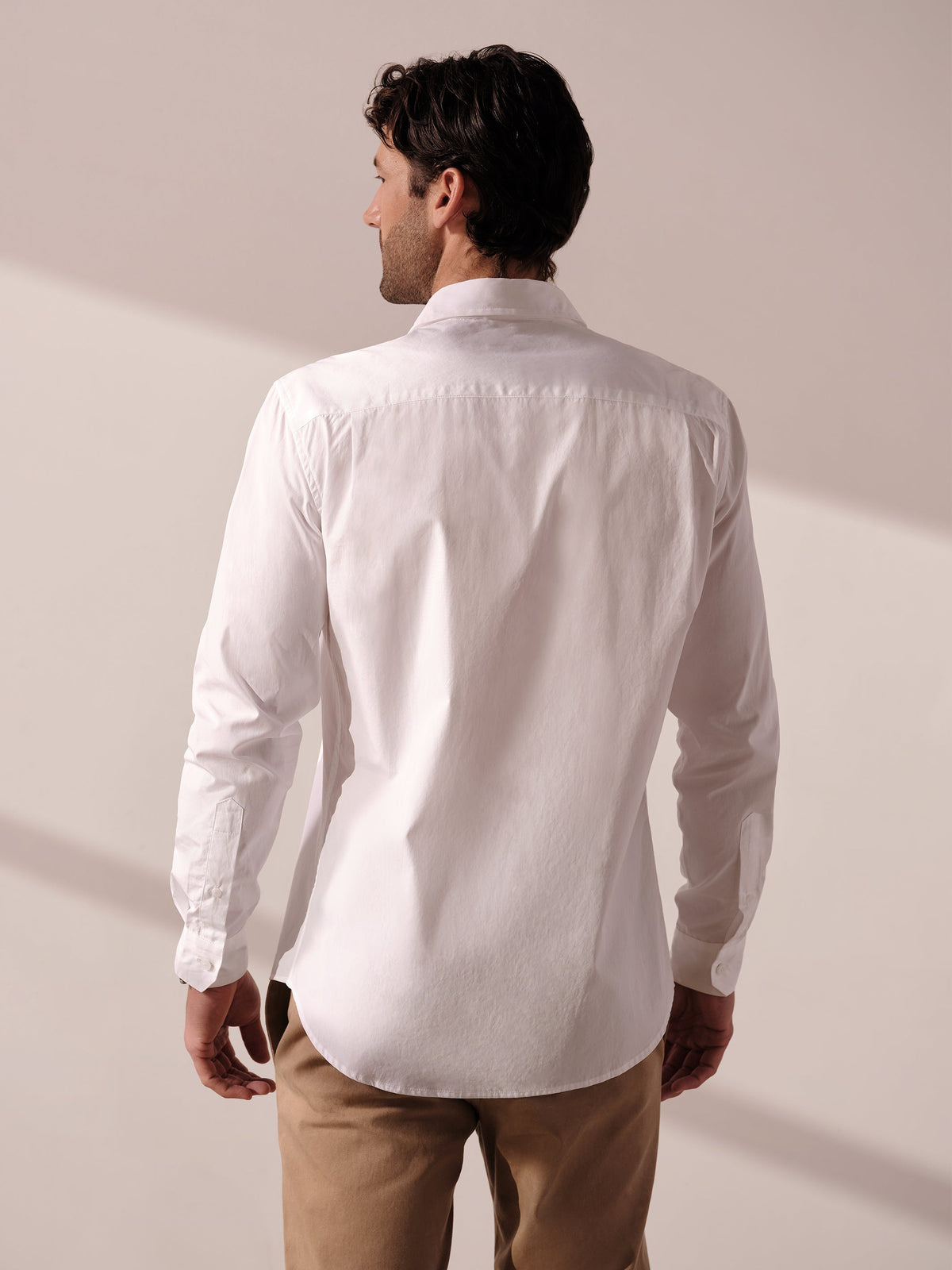 Chemise boutonnée à manches longues pour tous les jours