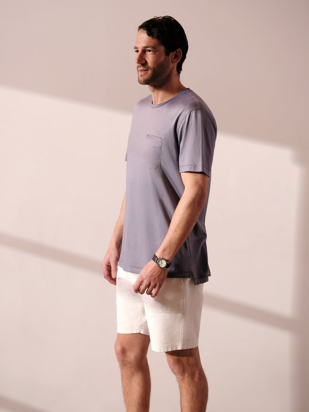 T-shirt à manches courtes et poche poitrine