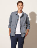 Veste en chevrons délavés