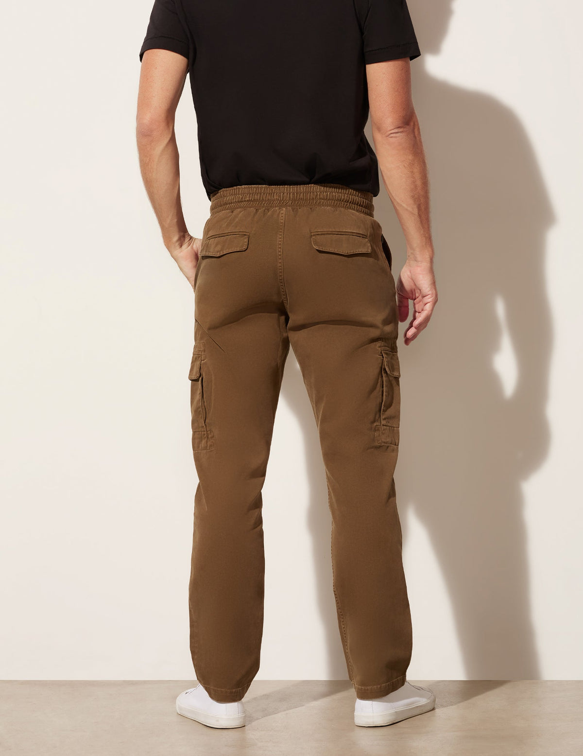Pantalon cargo à cordon de serrage