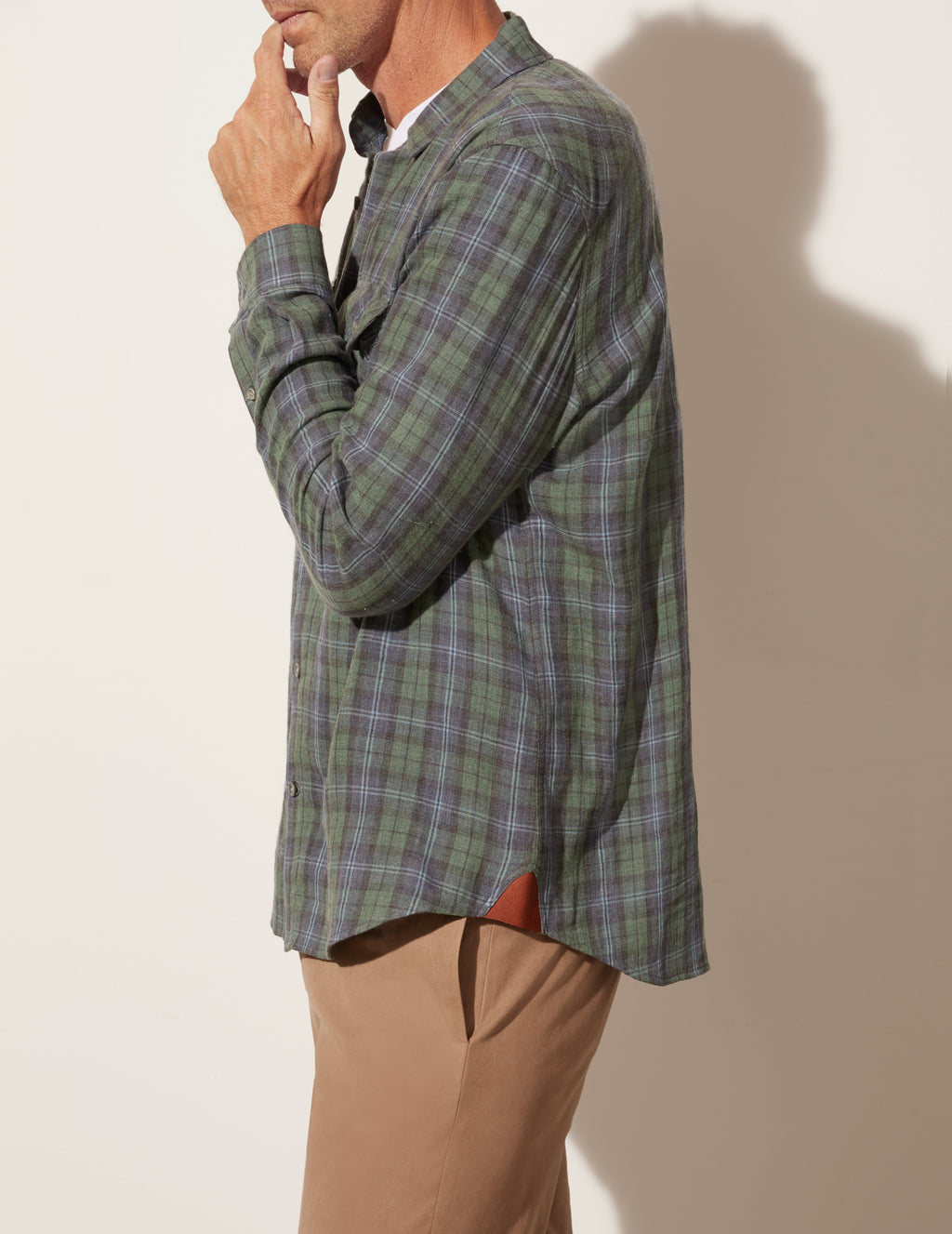Chemise manches longues à double poche