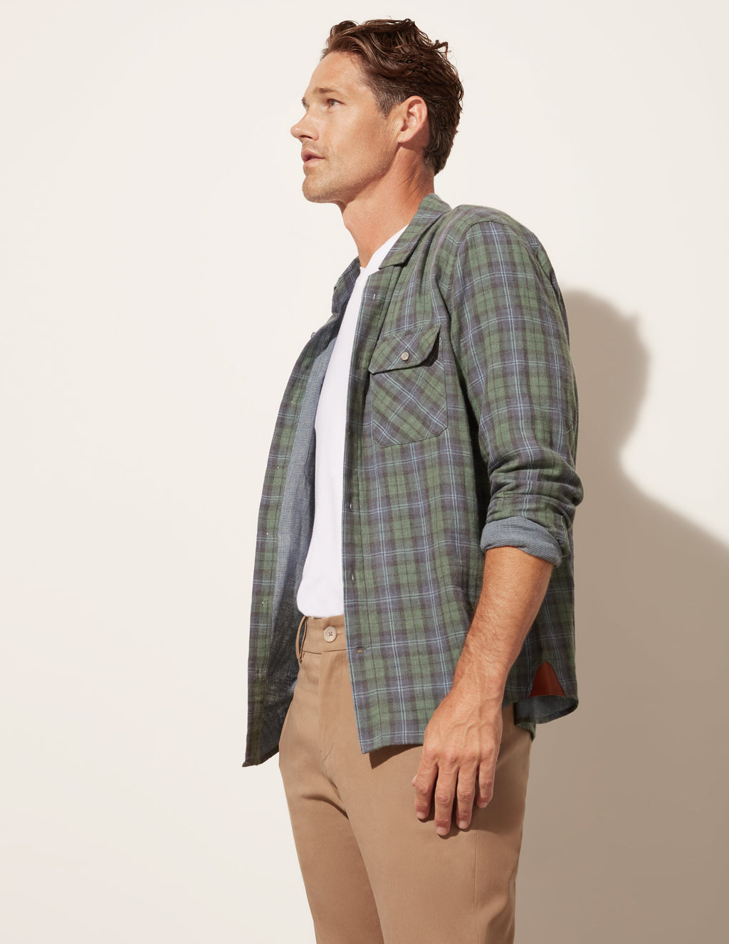 Chemise manches longues à double poche