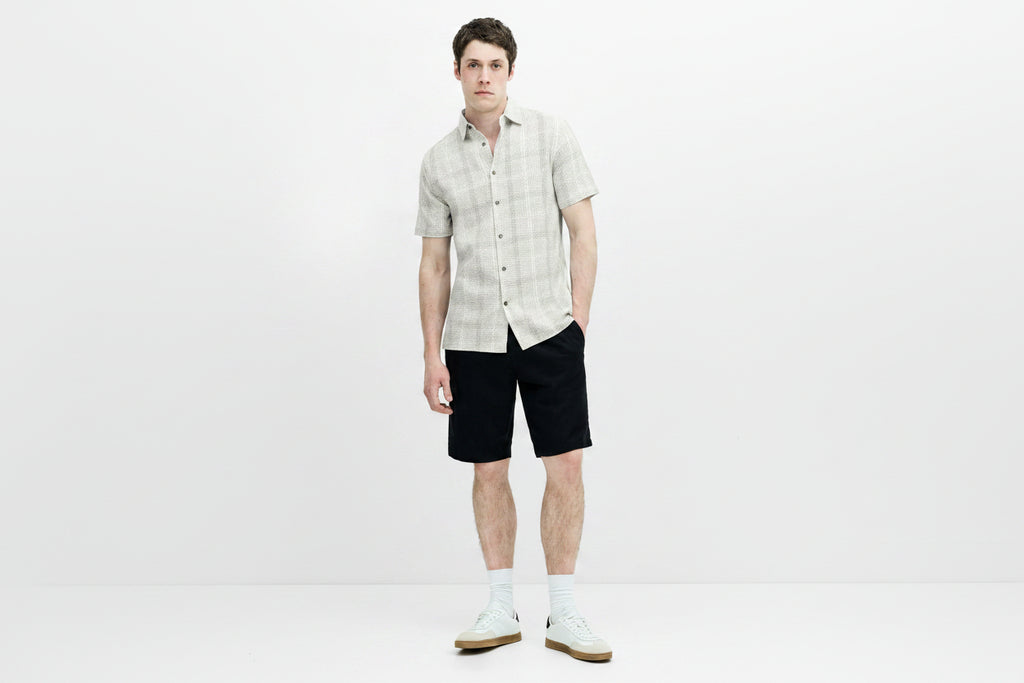 Chemise à manches courtes Barrow Dobby