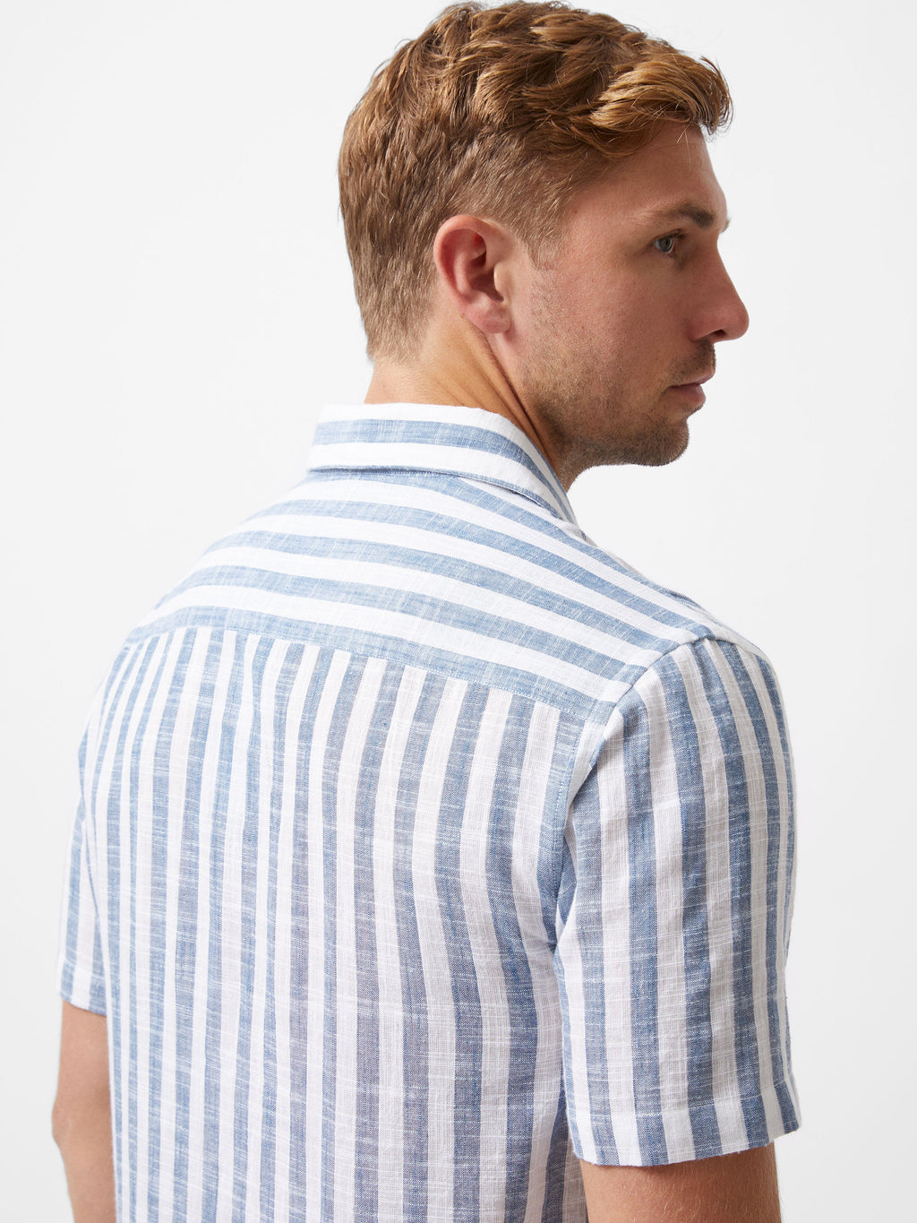 Chemise rayée à manches courtes