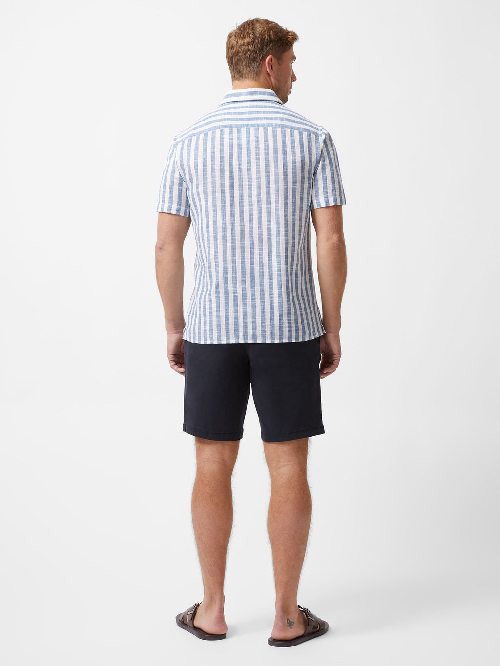 Chemise rayée à manches courtes