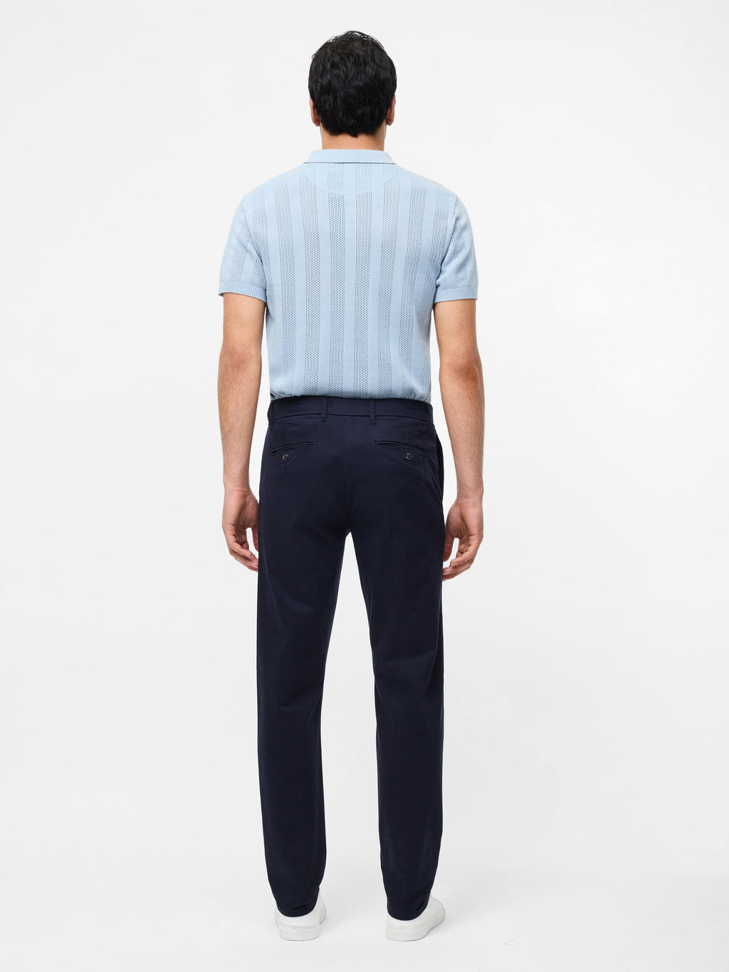 Chino en coton extensible taille 34 coupe droite