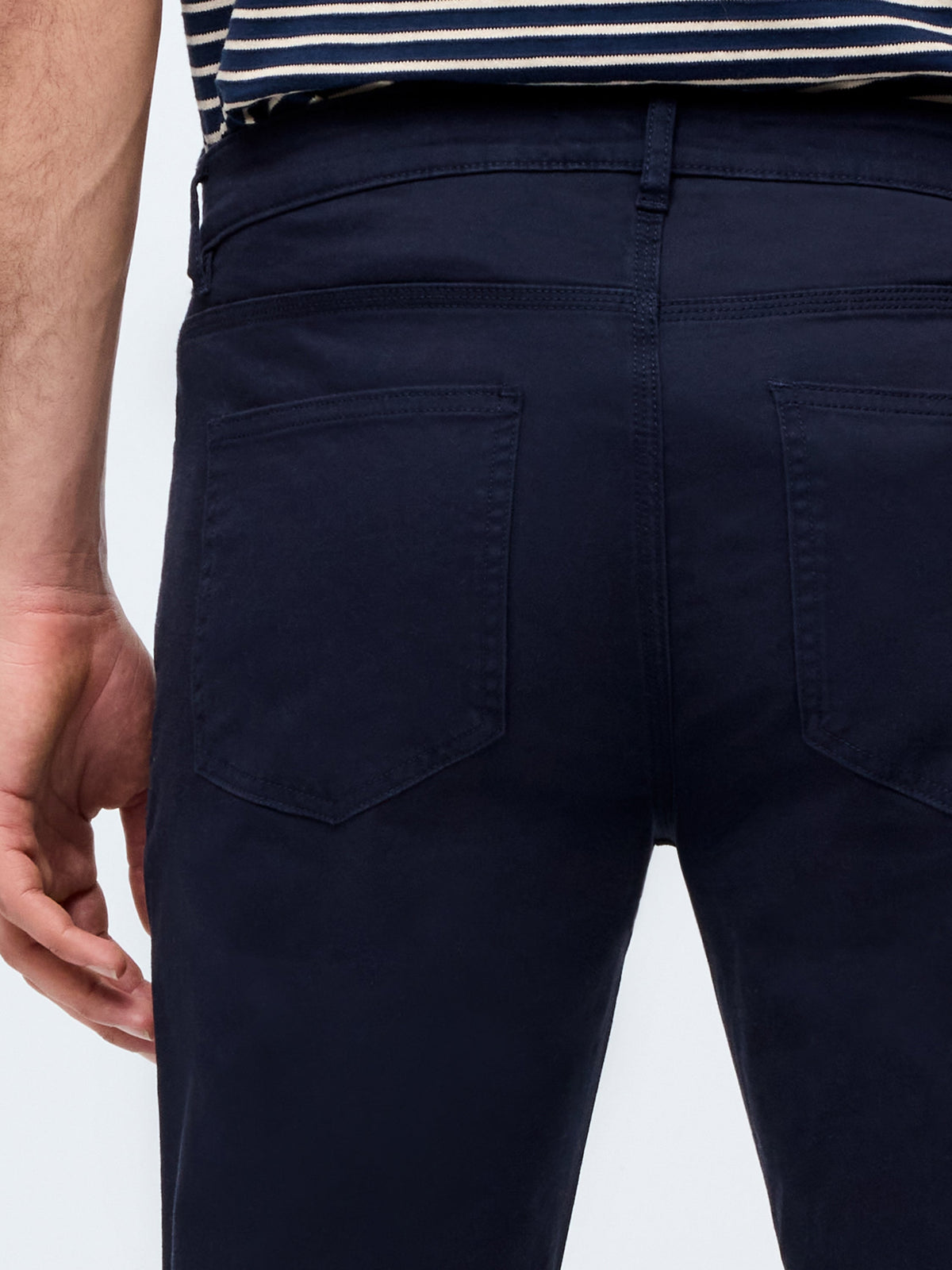 Jean en coton stretch 5 poches, longueur 32 pouces