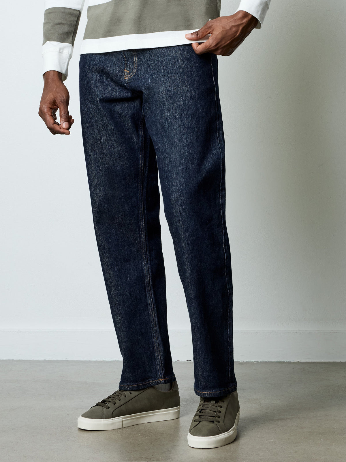 Jean selvedge coupe décontractée