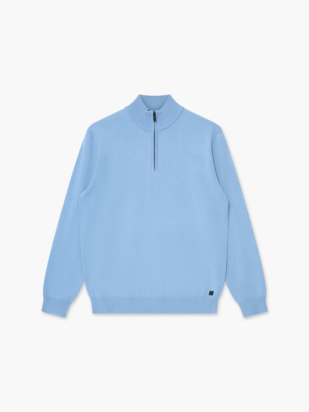 Pull en maille demi-zip