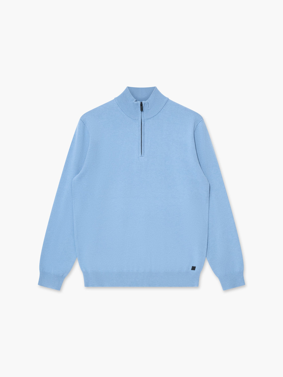 Pull en maille demi-zip