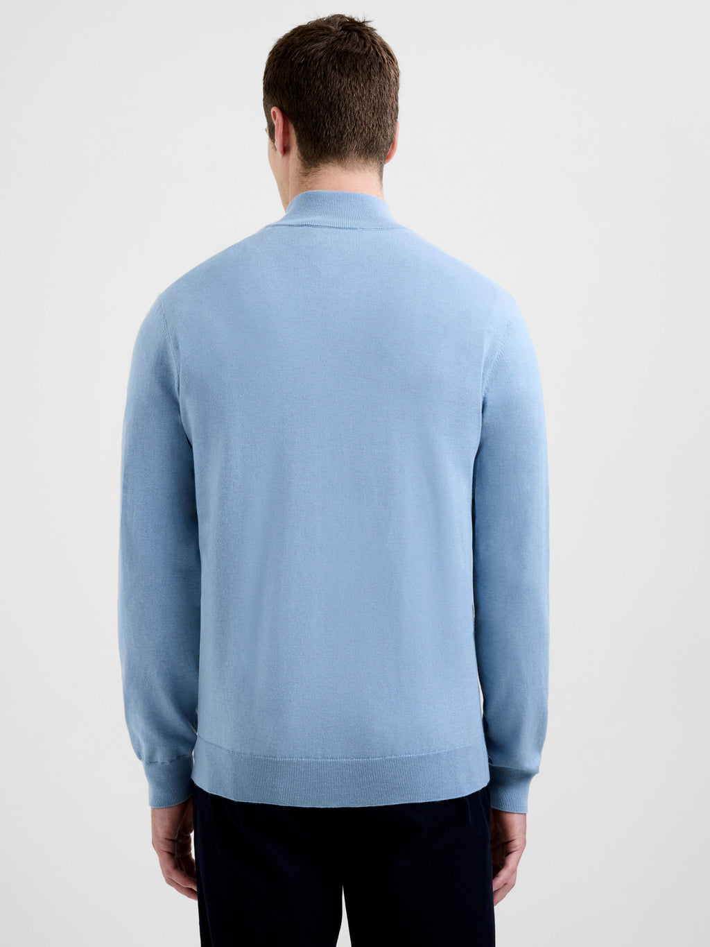Pull en maille demi-zip