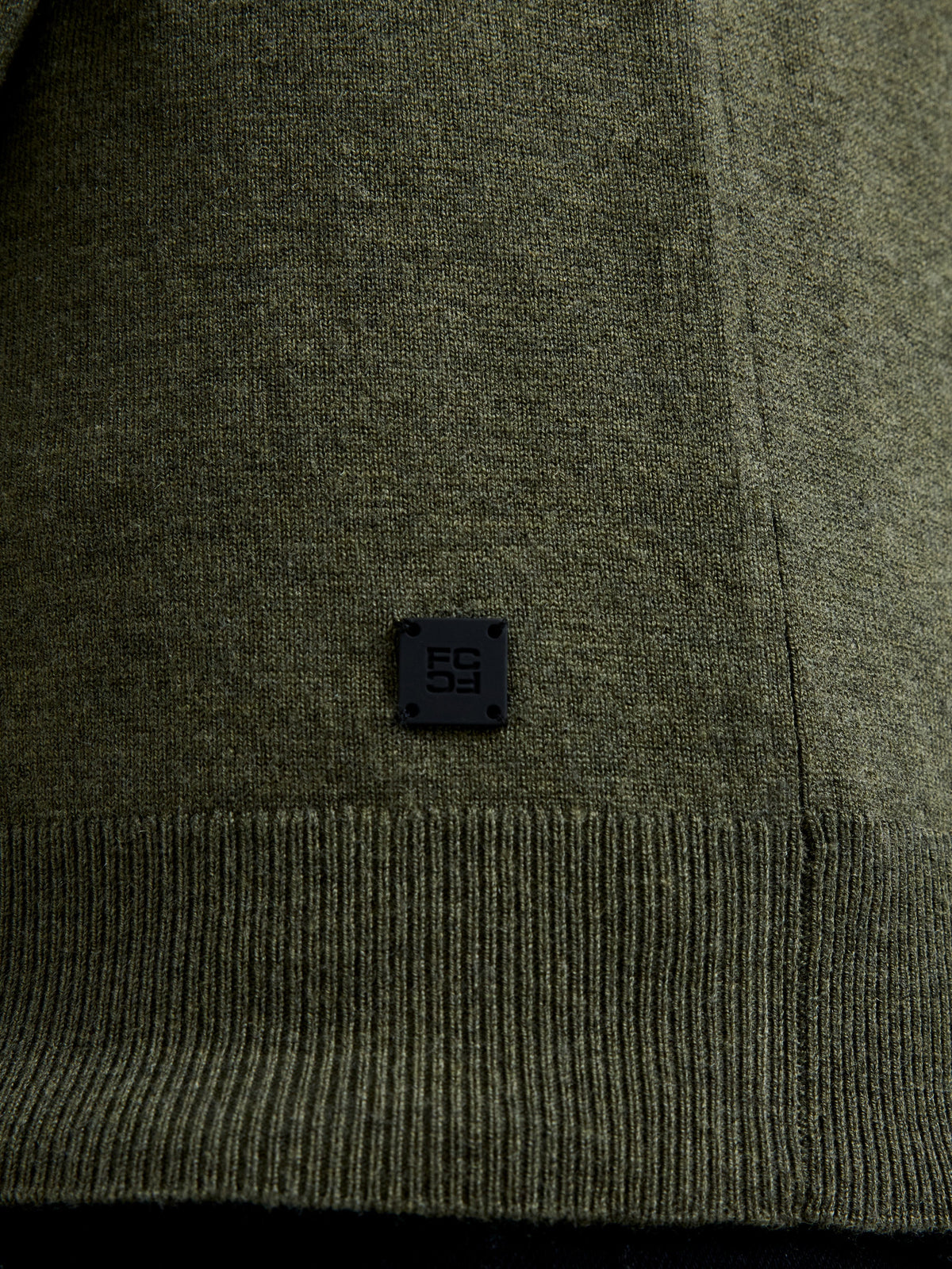 Polo en maille à manches longues 3 boutons