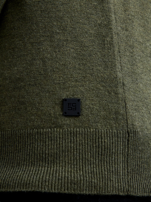 Polo en maille à manches longues 3 boutons