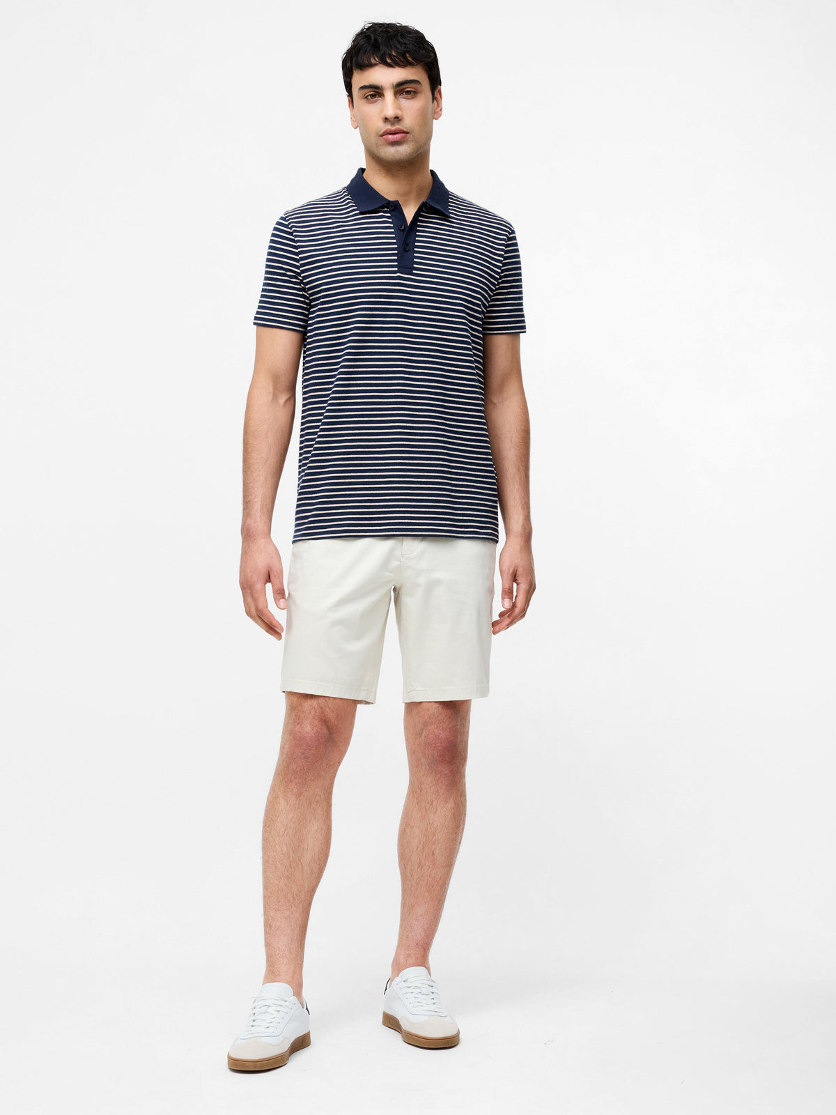 Shorts chino en coton stretch