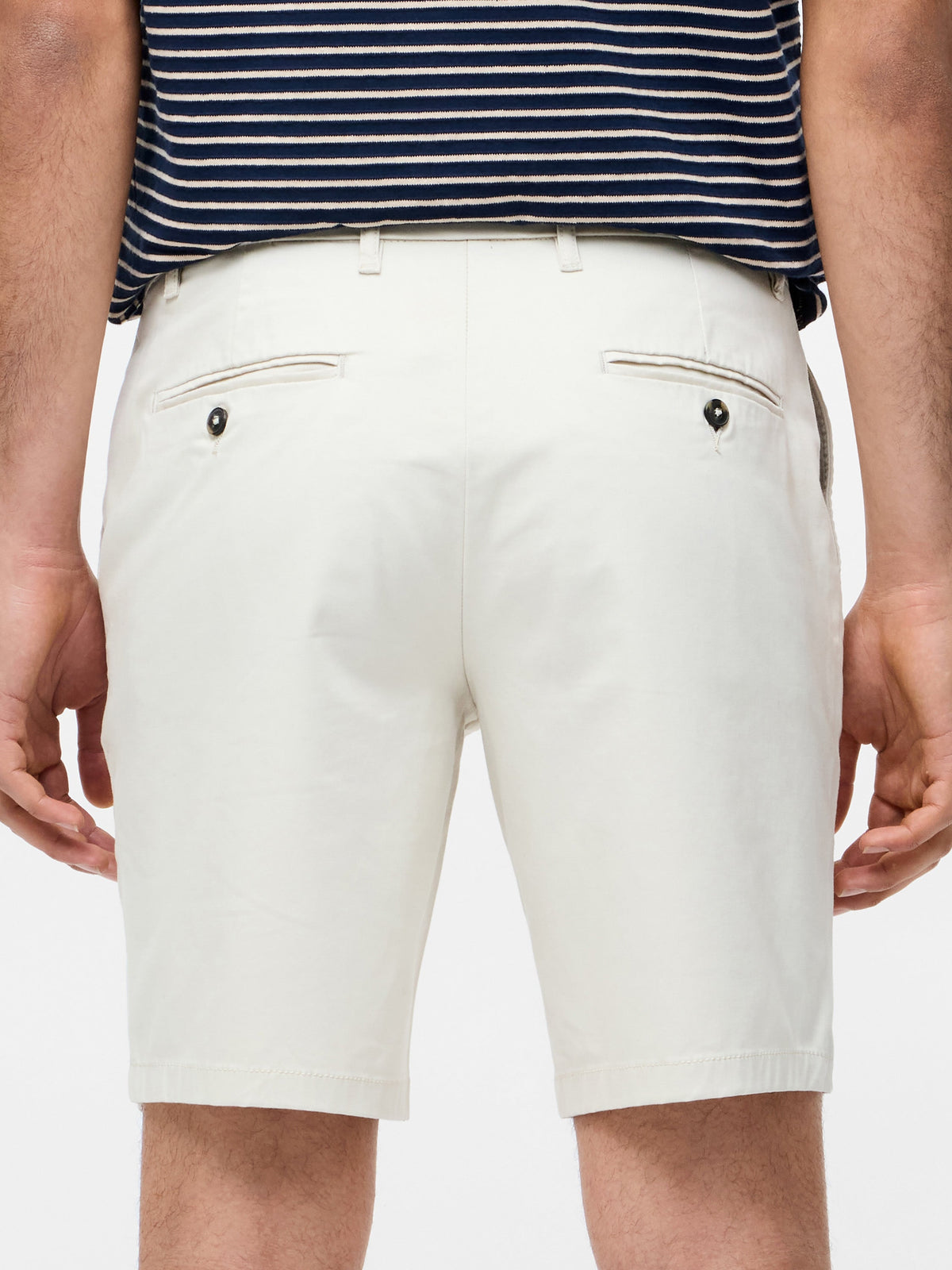 Shorts chino en coton stretch