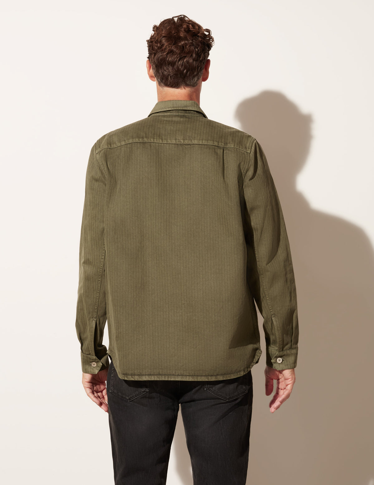 Veste en chevrons délavés