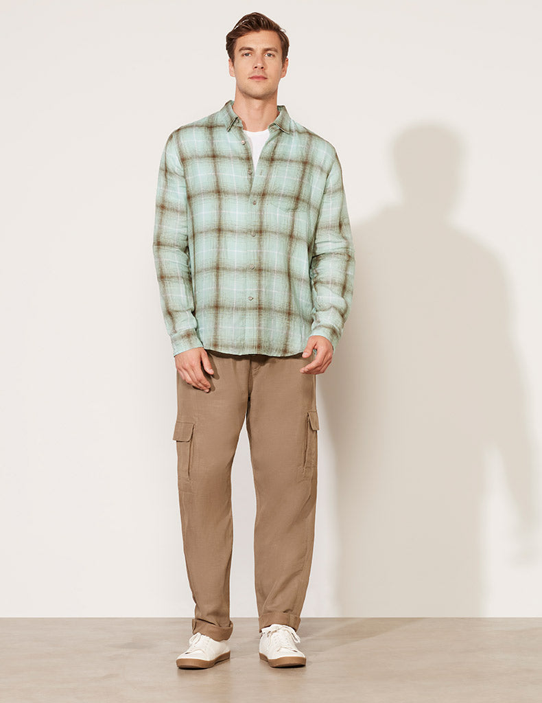 Pantalon cargo à cordon de serrage