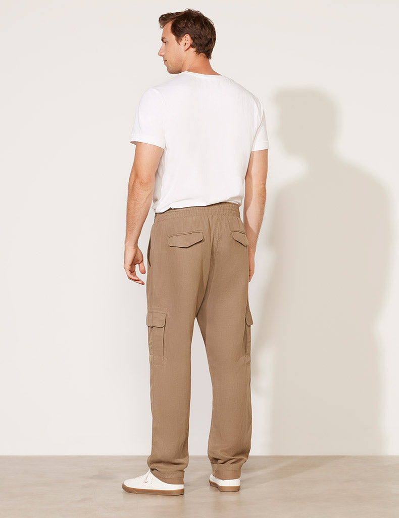 Pantalon cargo à cordon de serrage