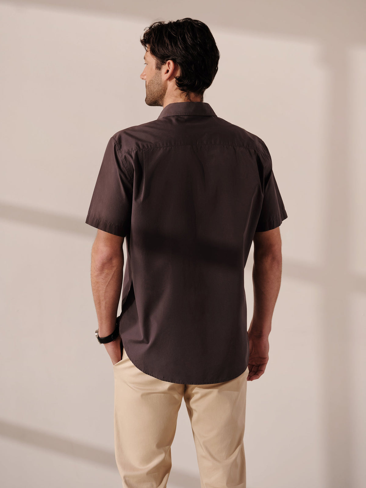 Pantalon en sergé délavé de tous les jours