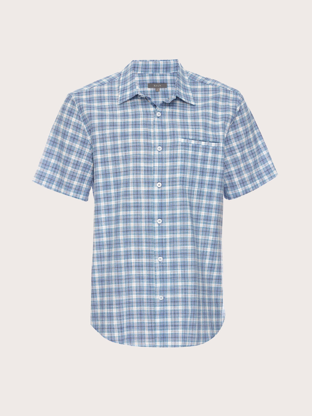 Chemise à manches courtes boutonnée pour tous les jours