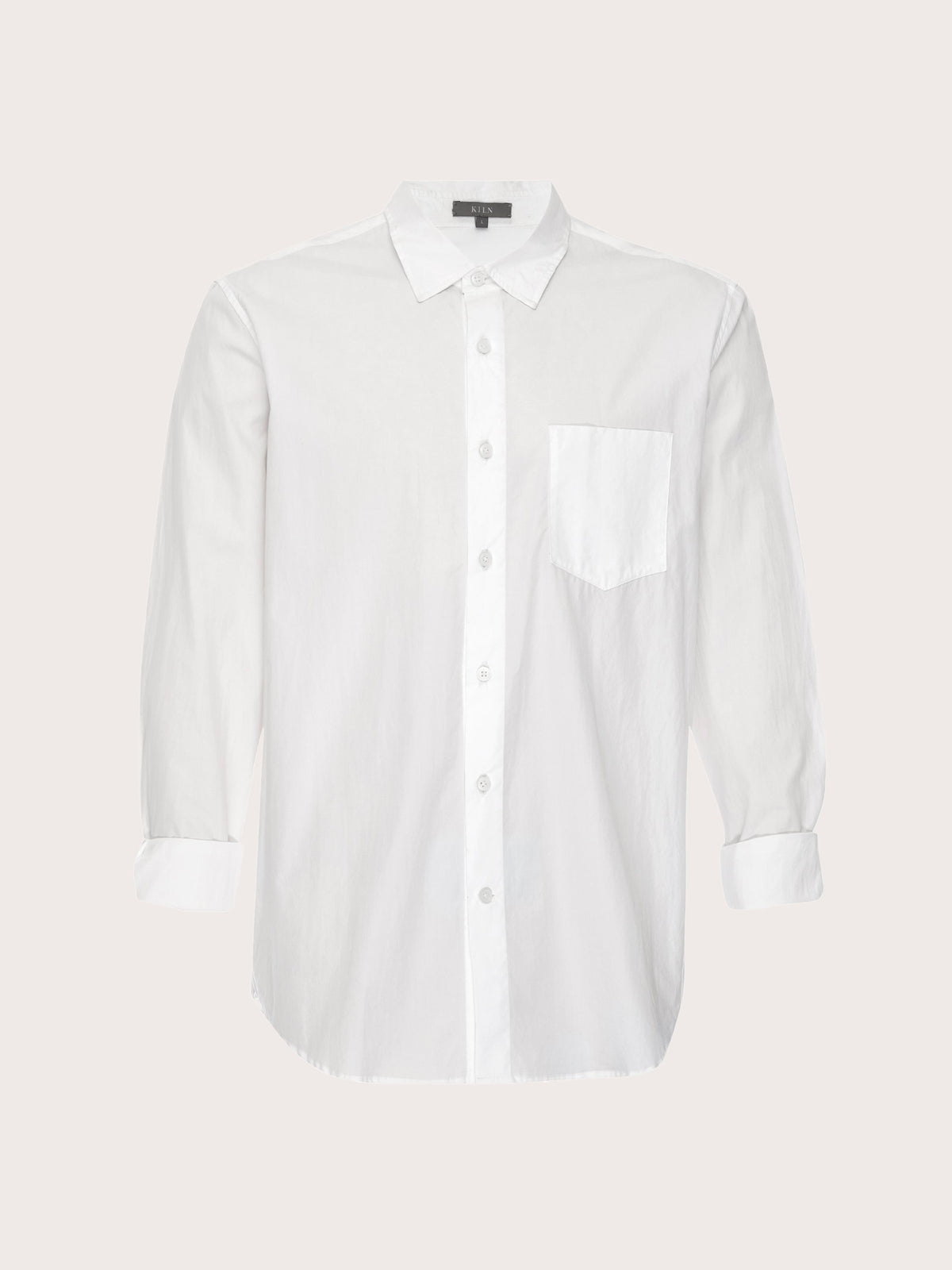Chemise boutonnée à manches longues pour tous les jours