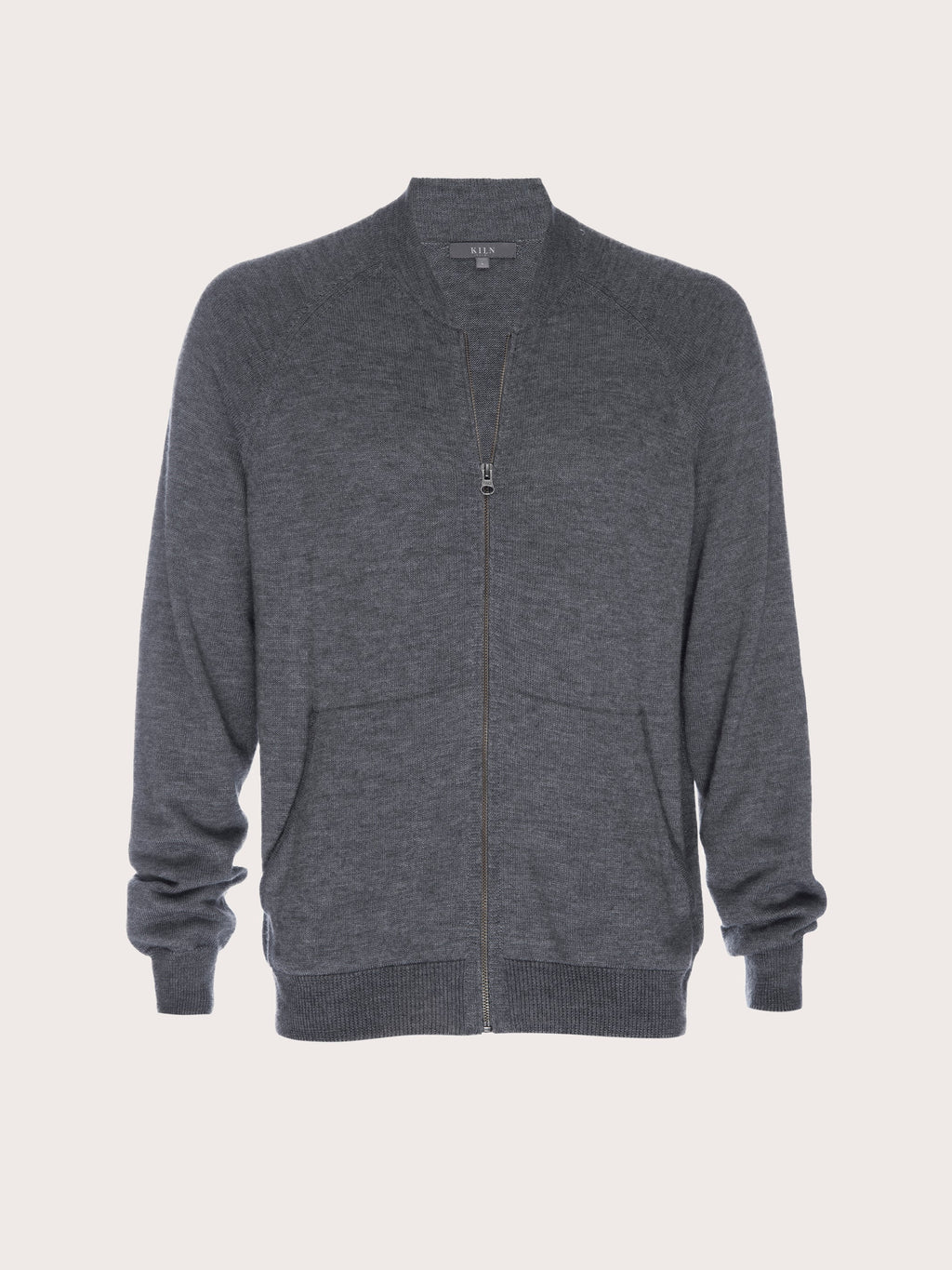 Cardigan zippé en cachemire