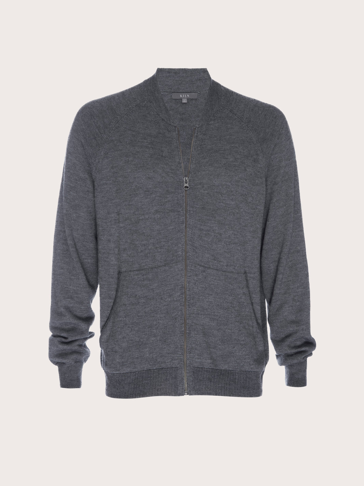 Cardigan zippé en cachemire